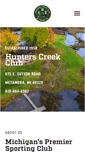 Mobile Screenshot of hunterscreekclub.com